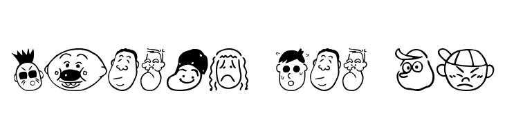 SakabePeople01  Free Fonts Download