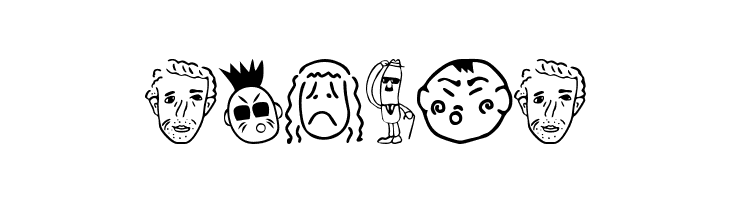 SakabePeople01  Free Fonts Download