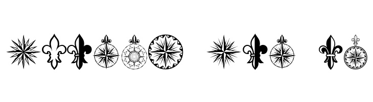 PR Compass Rose Normal  Free Fonts Download
