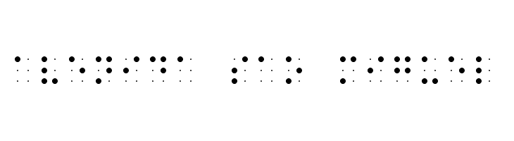 Braile-font  Free Fonts Download