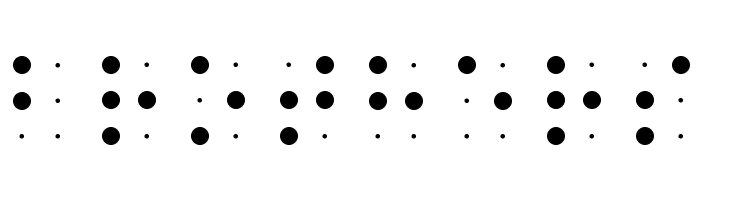 Braile-font  Free Fonts Download