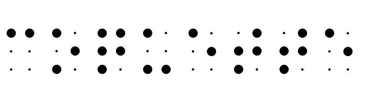 Braile-font  Free Fonts Download