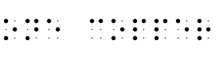 Braile-font  Free Fonts Download