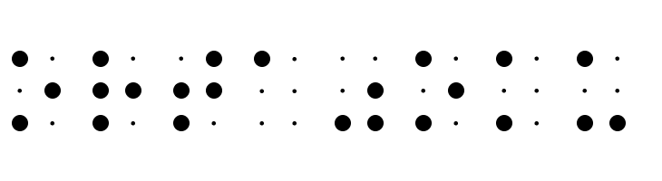 Braile-font  Free Fonts Download