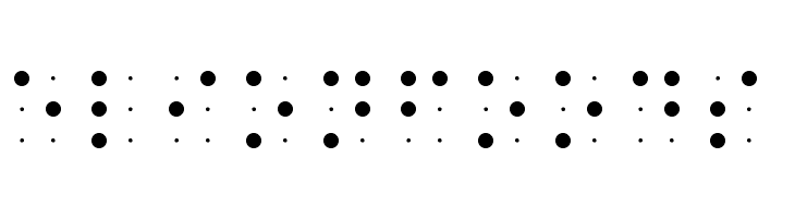 Braile-font  Free Fonts Download