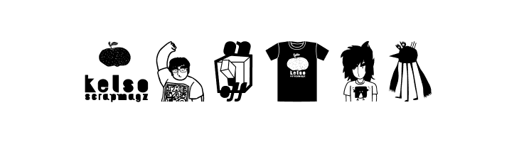 AI kelso D   is dingbat  Free Fonts Download