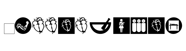 HealthcareSymbols  Free Fonts Download