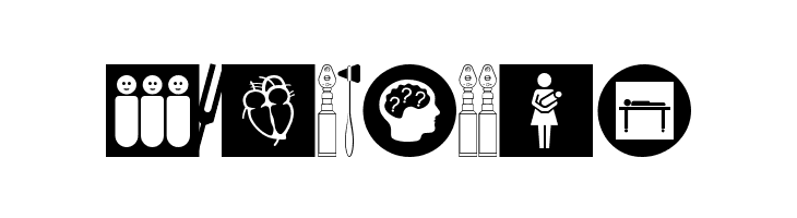 HealthcareSymbols  Free Fonts Download