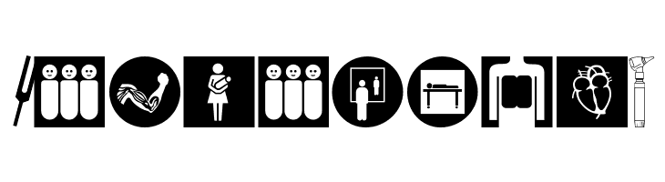 HealthcareSymbols  Free Fonts Download