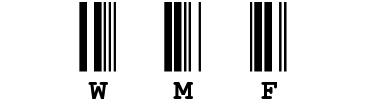 CIA-Code-39-Medium-Text  Free Fonts Download