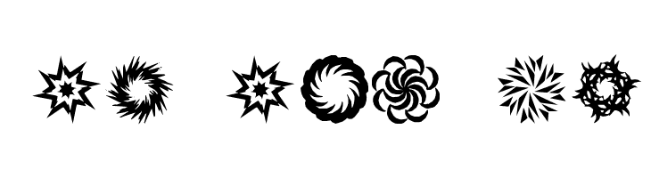 In The Zone Dingbats  Free Fonts Download