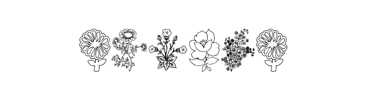 In my garden  Free Fonts Download