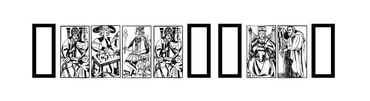 Marseille Tarot A  Free Fonts Download