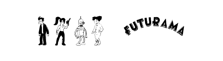 futurama dingbats  Free Fonts Download