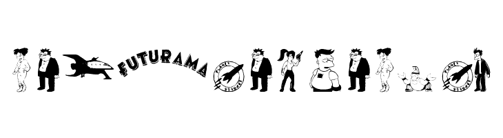 futurama dingbats  Free Fonts Download