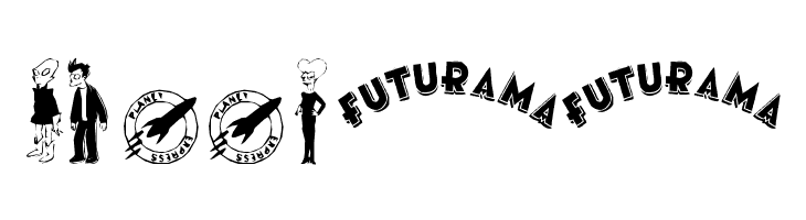 futurama dingbats  Free Fonts Download
