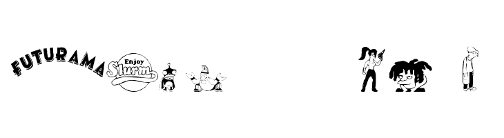 futurama dingbats  Free Fonts Download