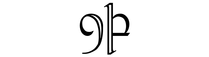 Tengwar Quenya 2  Free Fonts Download