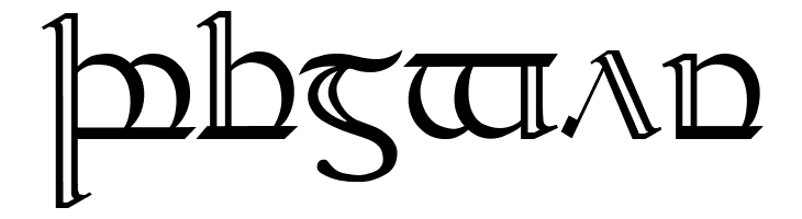 Tengwar Quenya 2  Free Fonts Download