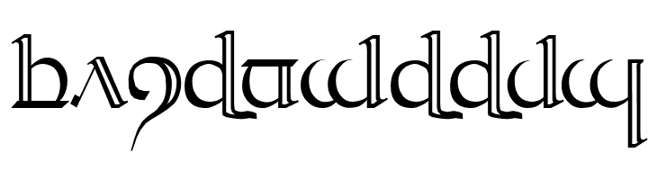 Tengwar Quenya 2  Free Fonts Download