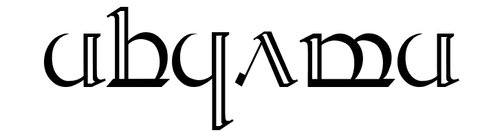 Tengwar Quenya 2  Free Fonts Download