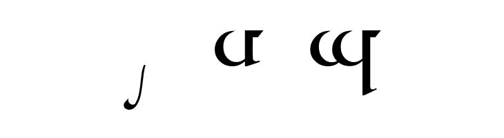 Tengwar Quenya A  Free Fonts Download