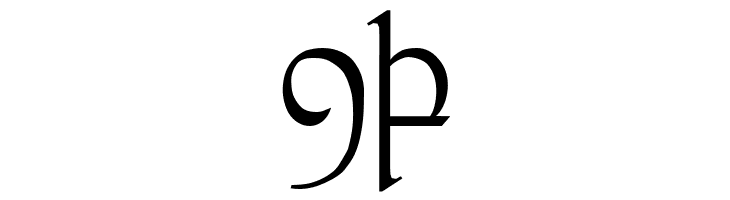 Tengwar Quenya 1  Free Fonts Download