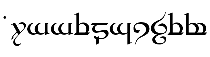 Tengwar Quenya  Free Fonts Download