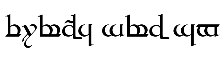 Tengwar Quenya  Free Fonts Download