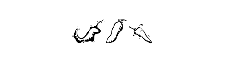 Chili Pepper Dingbats  Free Fonts Download