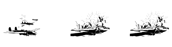 world war II warplanes 2  Free Fonts Download