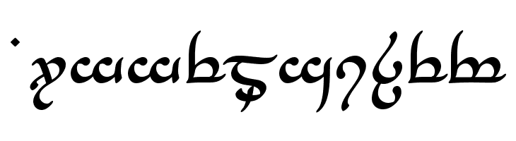 Tengwar Annatar Bold  Free Fonts Download
