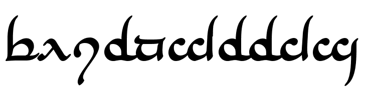Tengwar Annatar Bold  Free Fonts Download