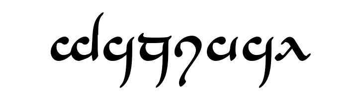 Tengwar Annatar Bold  Free Fonts Download