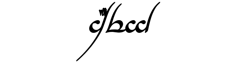 Tengwar Annatar Bold Italic  Free Fonts Download