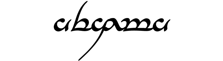 Tengwar Annatar Bold Italic  Free Fonts Download
