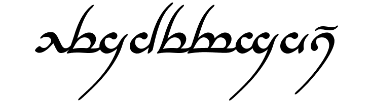 Tengwar Annatar Bold Italic  Free Fonts Download