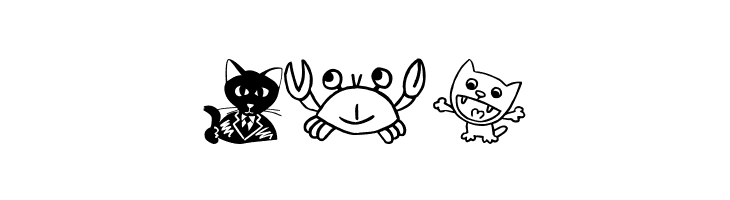 SakabeAnimal01  Free Fonts Download