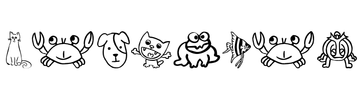 SakabeAnimal01  Free Fonts Download