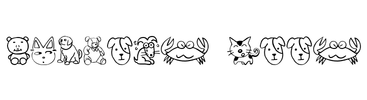 SakabeAnimal01  Free Fonts Download