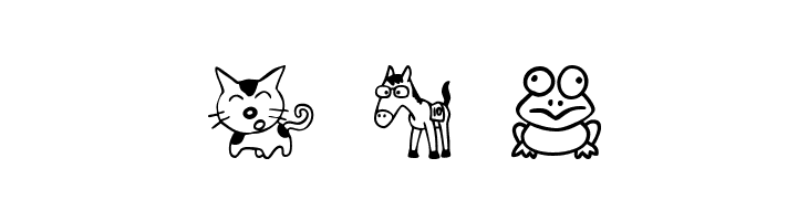 SakabeAnimal01  Free Fonts Download