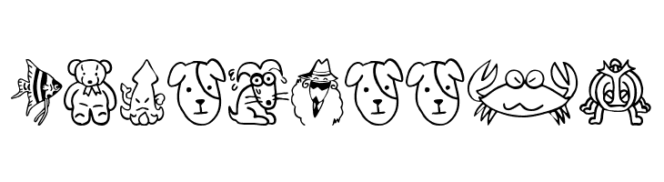 SakabeAnimal01  Free Fonts Download