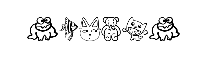 SakabeAnimal01  Free Fonts Download