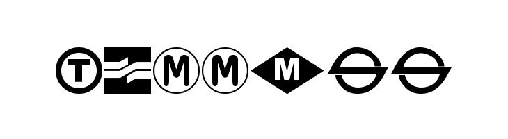 Subway Sign  Free Fonts Download