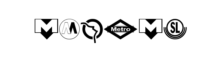 Subway Sign  Free Fonts Download