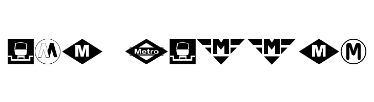 Subway Sign  Free Fonts Download