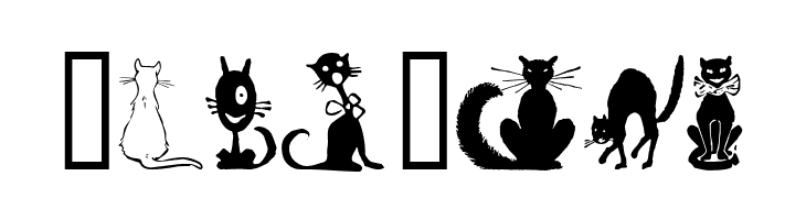 Border Cats  Free Fonts Download