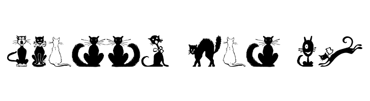 Border Cats  Free Fonts Download