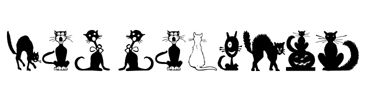 Border Cats  Free Fonts Download