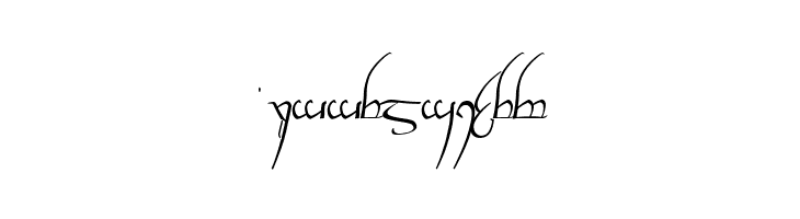 Tengwar Cursive  Free Fonts Download